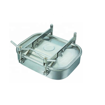 SS304 Sanitary Stainless Steel Square Manhole Cover